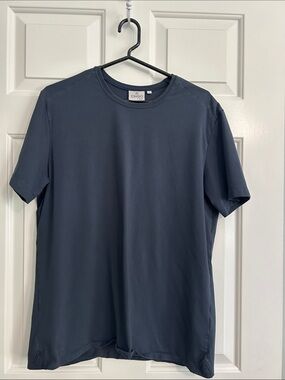 Navy Short-Sleeve Performance Tee for Men
